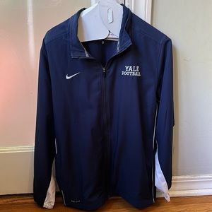 Large Yale Football Windbreaker Jacket